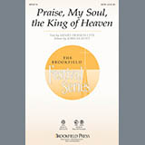 Download or print John Leavitt Praise My Soul, The King Of Heaven Sheet Music Printable PDF 11-page score for Concert / arranged SATB Choir SKU: 88484