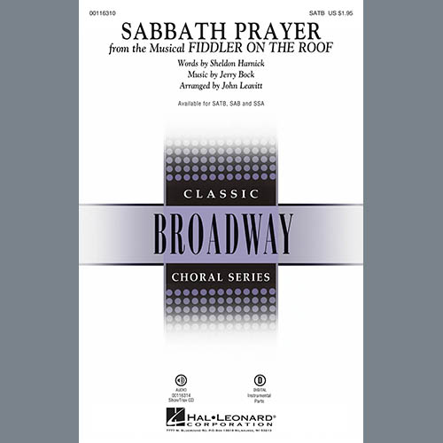 Sabbath Prayer (from Fiddler On The Roof) cover image