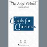 Download or print John Leavitt The Angel Gabriel Sheet Music Printable PDF 7-page score for Carol / arranged SATB Choir SKU: 407975