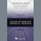Download or print John Purifoy A Peaceful Kyrie Sheet Music Printable PDF 2-page score for Latin / arranged SAB Choir SKU: 155301