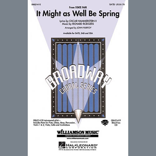Rodgers & Hammerstein It Might As Well Be Spring (arr. John Purifoy) Profile Image