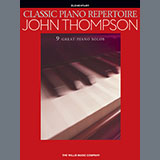 Download or print John Thompson Drowsy Moon Sheet Music Printable PDF 2-page score for Pop / arranged Educational Piano SKU: 95199