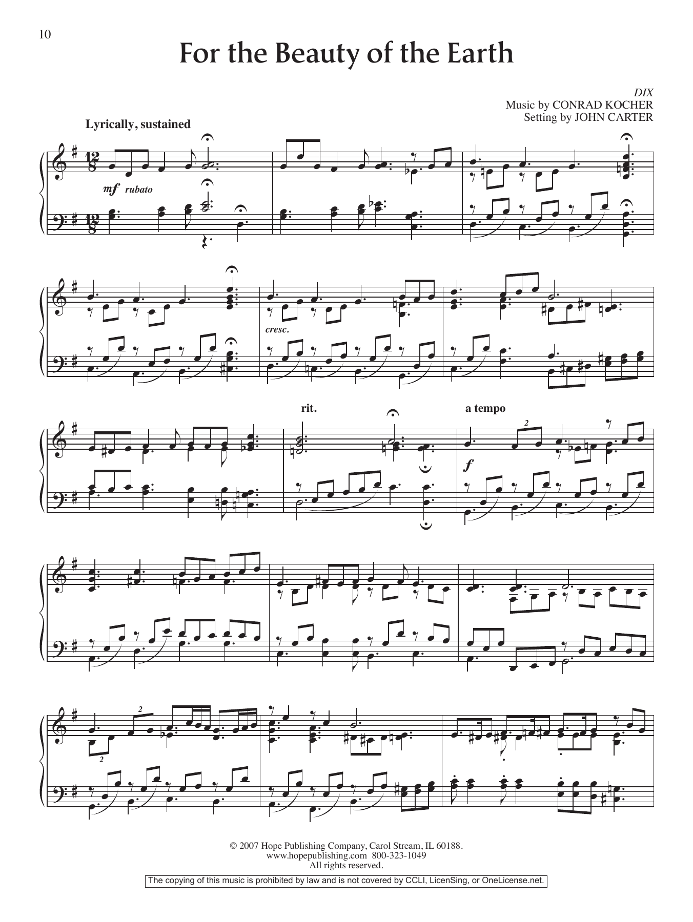 Learn to play John Carter For the Beauty of the Earth sheet music for Piano Solo in minutes. Price: 6.9900$ John Carter For the Beauty of the Earth sheet music notes and chords arranged for Piano Solo