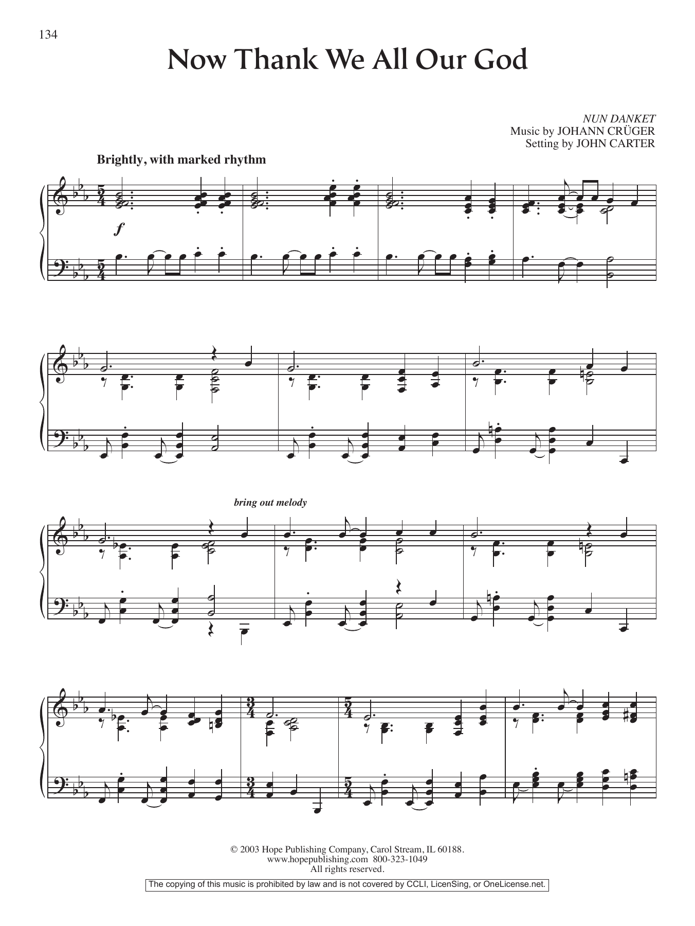 Learn to play John Carter Now Thank We All Our God sheet music for Piano Solo in minutes. Price: 6.9900$ John Carter Now Thank We All Our God sheet music notes and chords arranged for Piano Solo
