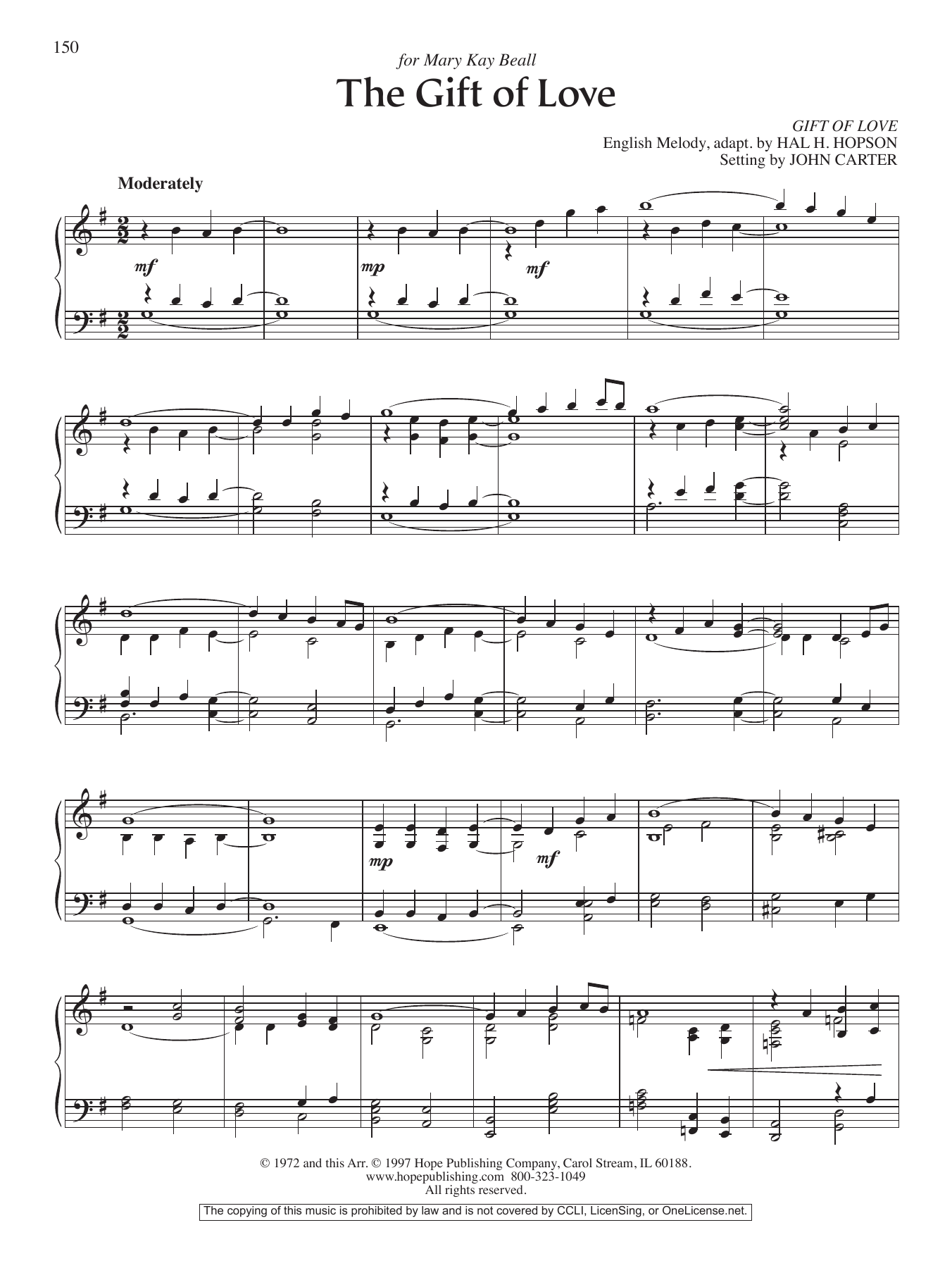 Learn to play John Carter The Gift of Love sheet music for Piano Solo in minutes. Price: 6.9900$ John Carter The Gift of Love sheet music notes and chords arranged for Piano Solo