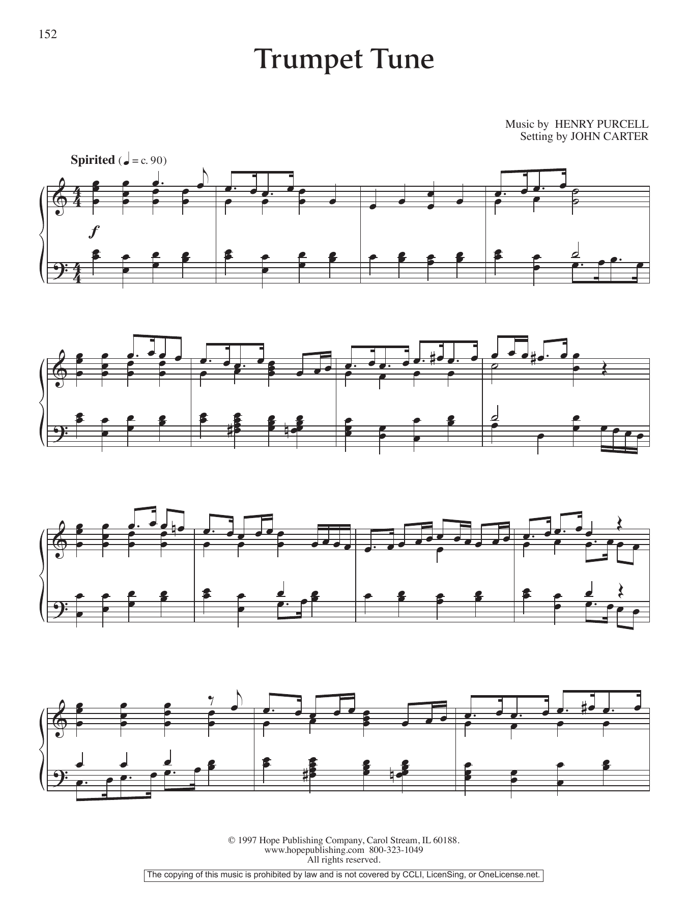 John Carter Trumpet Tune sheet music notes and chords. Download Printable PDF.