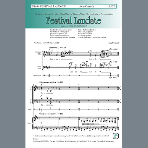 John Cornish Download Printable PDF Score Easily Download John Cornish Printable PDF piano music notes, guitar tabs for SATB Choir. Transpose or transcribe this score in no time - Learn how to play song progression.