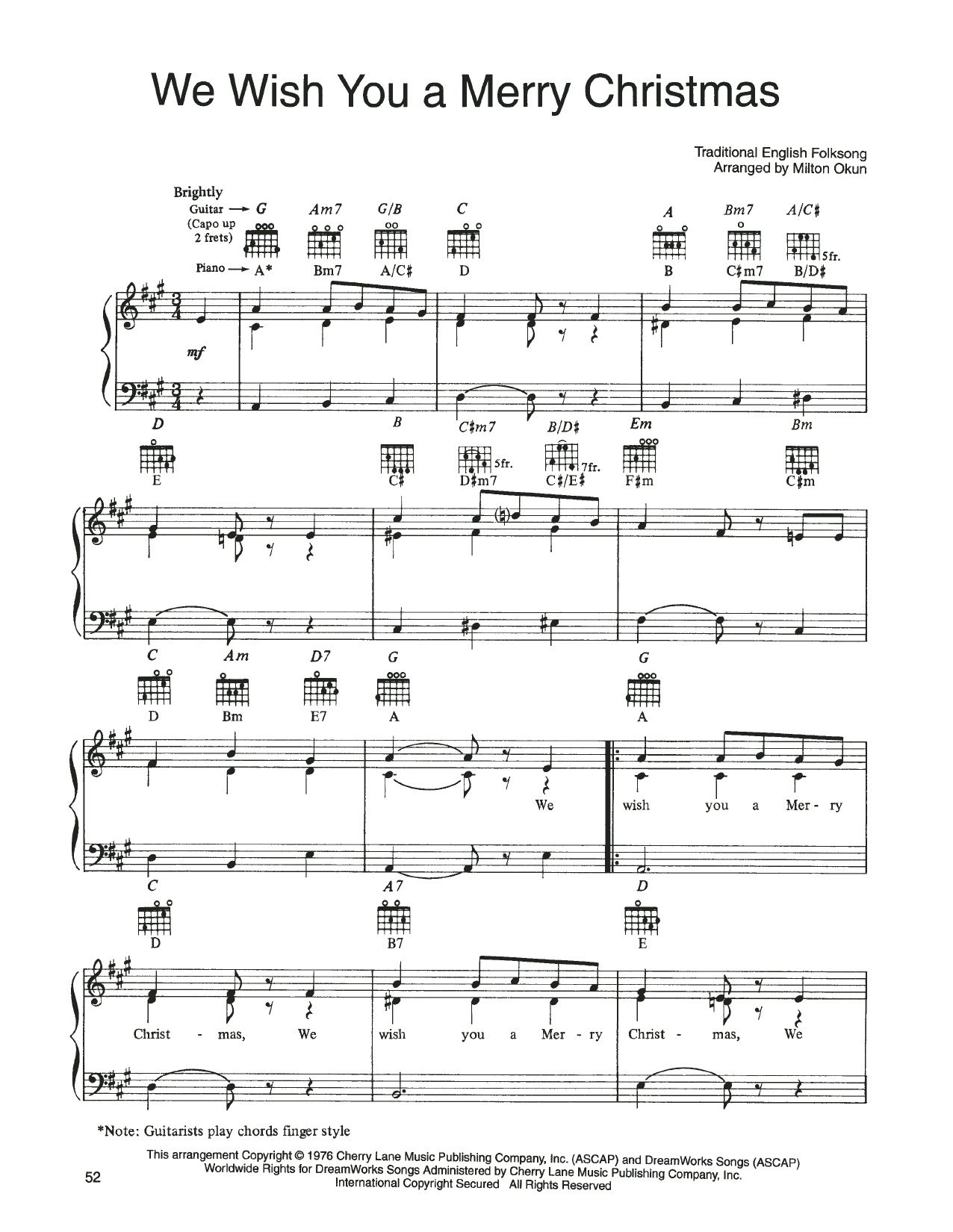 Learn to play John Denver and The Muppets We Wish You A Merry Christmas (from A Christmas Together) sheet music for Piano, Vocal & Guitar Chords (Right-Hand Melody) in minutes. Price: 6.9900$ John Denver and The Muppets We Wish You A Merry Christmas (from A Christmas Together) sheet music notes and chords arranged for Piano, Vocal & Guitar Chords (Right-Hand Melody)