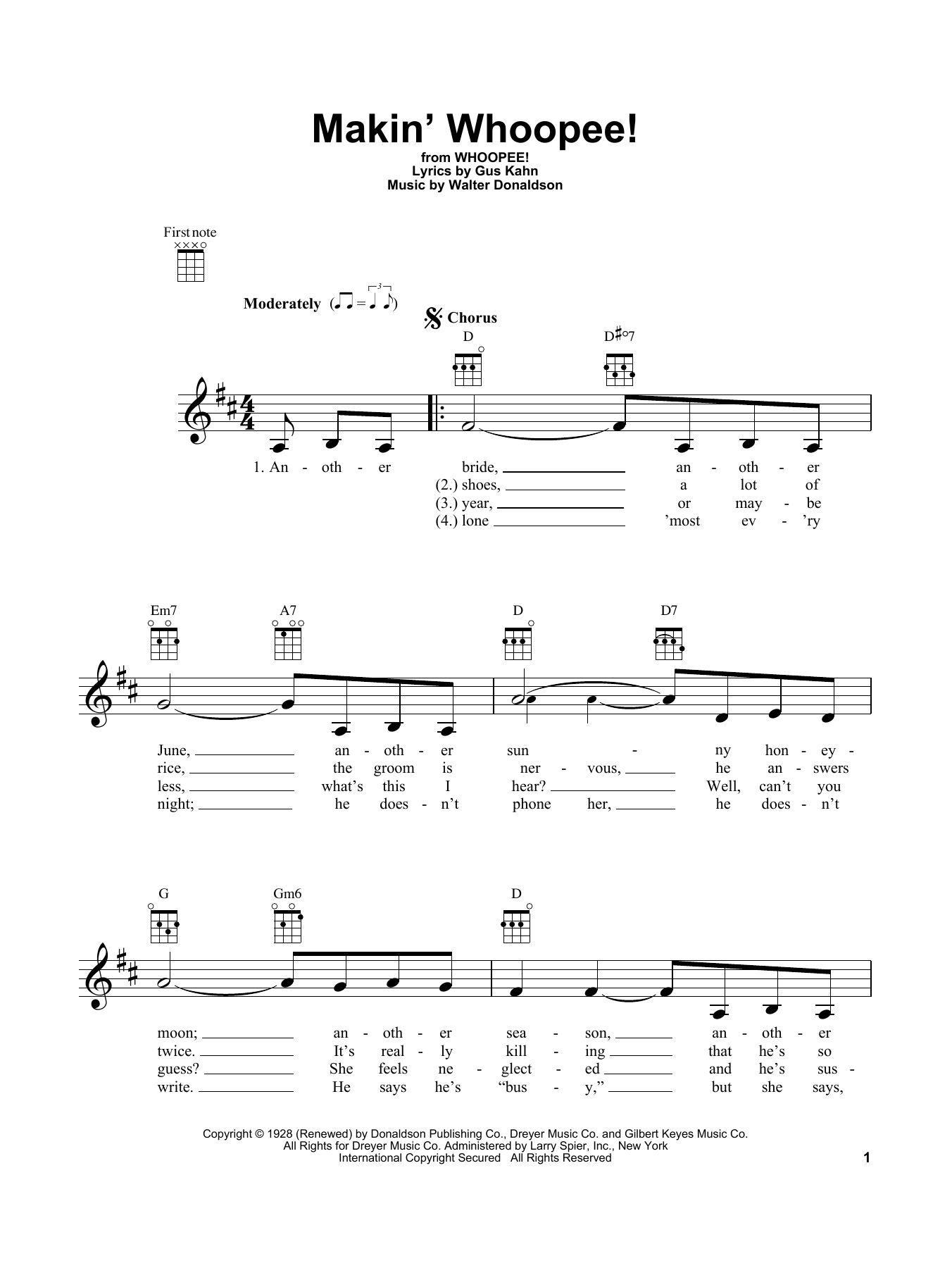 Learn to play John Hicks Makin' Whoopee! sheet music for Piano Solo in minutes. John Hicks Makin' Whoopee! sheet music notes and chords. Download Printable PDF.