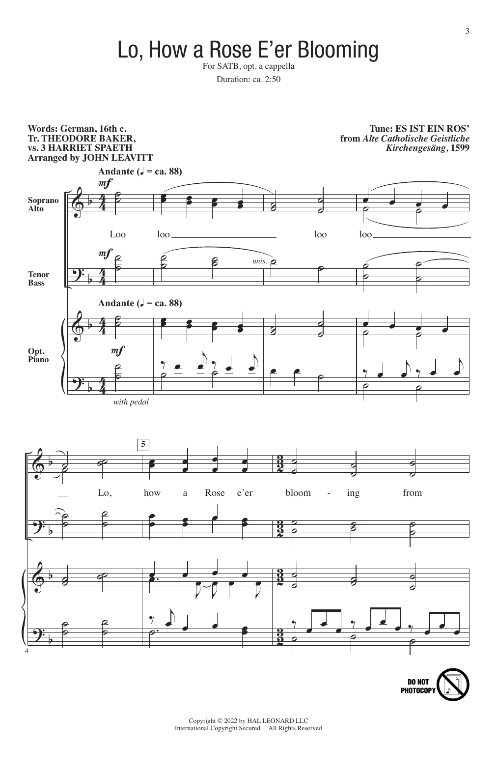 John Leavitt A Peaceful Christmas sheet music notes and chords. Download Printable PDF.