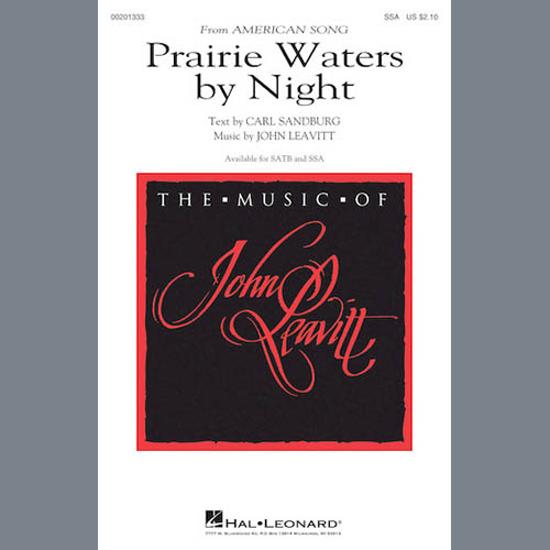 John Leavitt Download Printable PDF Score Easily Download John Leavitt Printable PDF piano music notes, guitar tabs for SSA Choir. Transpose or transcribe this score in no time - Learn how to play song progression.