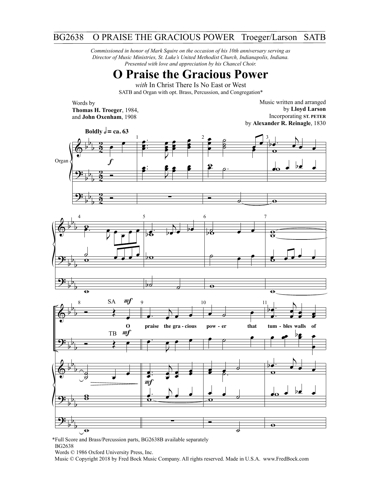 Learn to play John Oxenham O Praise the Gracious Power sheet music for SATB Choir in minutes. Price: 3.9900$ John Oxenham O Praise the Gracious Power sheet music notes and chords arranged for SATB Choir