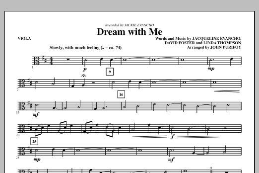 Learn to play John Purifoy Dream With Me - Viola sheet music for Choir Instrumental Pak in minutes. Price: 8.9900$ John Purifoy Dream With Me - Viola sheet music notes and chords arranged for Choir Instrumental Pak