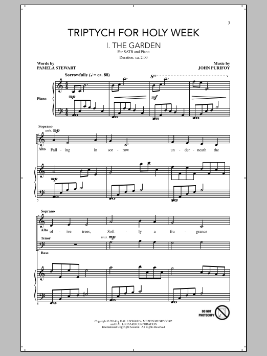 John Purifoy The Betrayal sheet music notes and chords. Download Printable PDF.