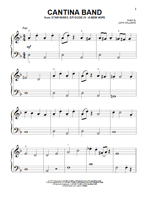Star Wars Easy Piano Sheet Music Free Pdf Star War Piano Score 
