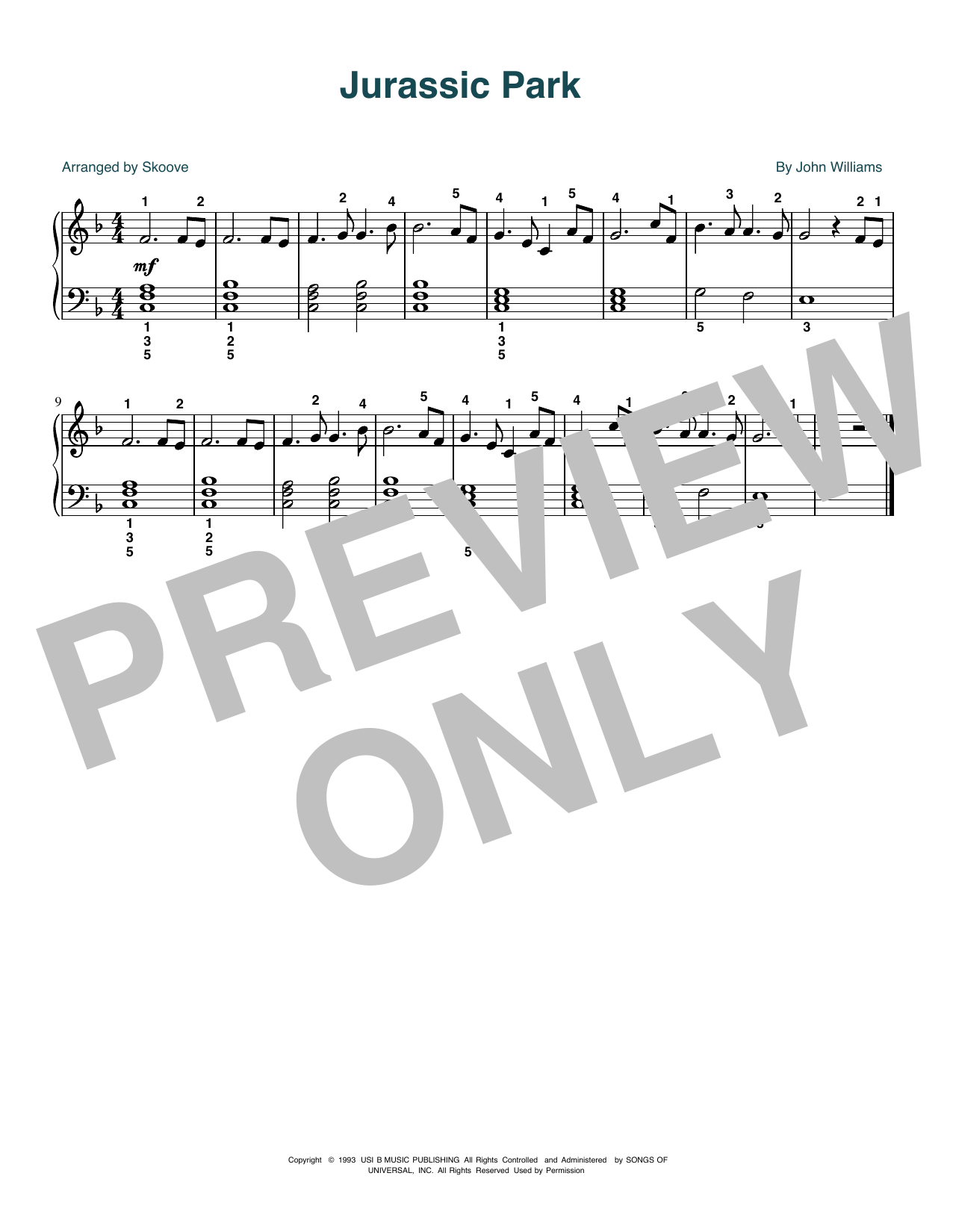Learn to play John Williams Theme From John Williams Theme From