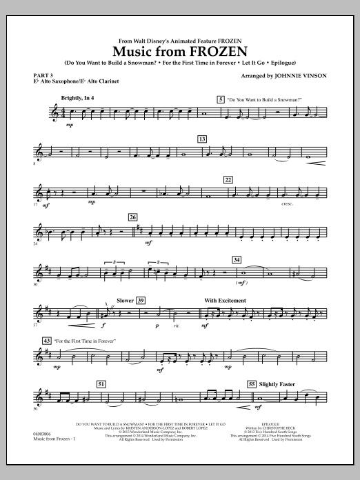 Learn to play Johnnie Vinson Music from Johnnie Vinson Music from