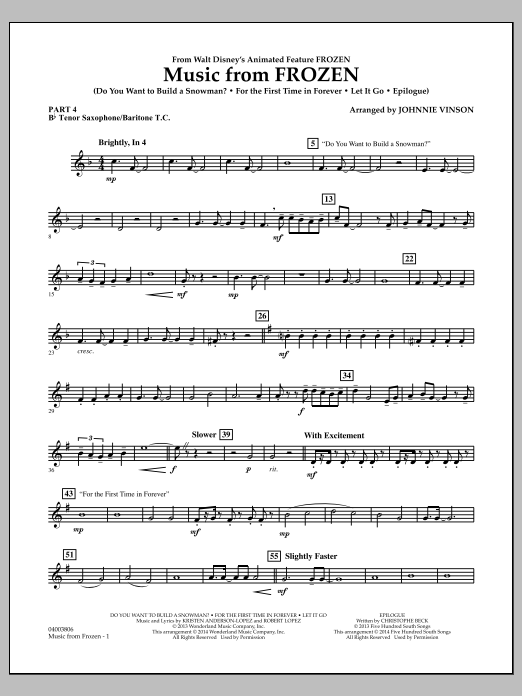 Learn to play Johnnie Vinson Music from Johnnie Vinson Music from