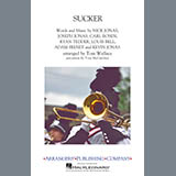 Download or print Jonas Brothers Sucker (arr. Tom Wallace) - Trumpet 1 Sheet Music Printable PDF 1-page score for Pop / arranged Marching Band SKU: 414442