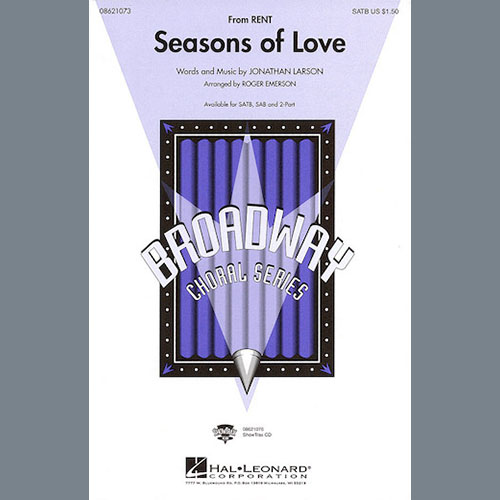 Jonathan Larson Seasons Of Love (from Rent) (arr. Roger Emerson) Profile Image