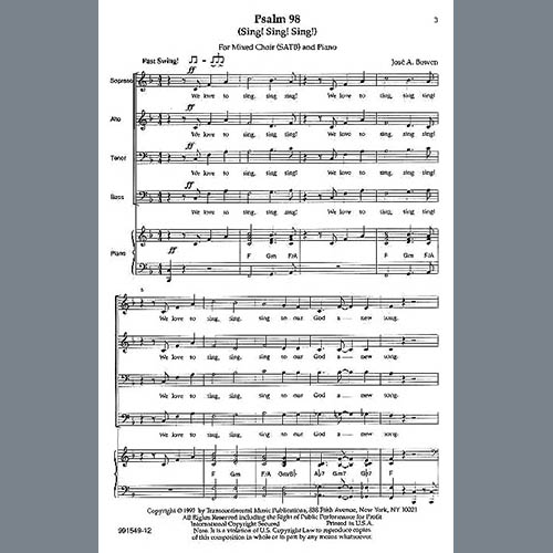 Jose Bowen Psalm 98 (Sing! Sing! Sing!) Profile Image