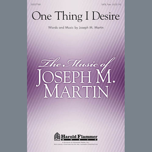 Joseph Martin One Thing I Desire Profile Image