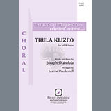 Download or print Joseph Shabalala Thula Klizeo Sheet Music Printable PDF 7-page score for Concert / arranged SATB Choir SKU: 423602