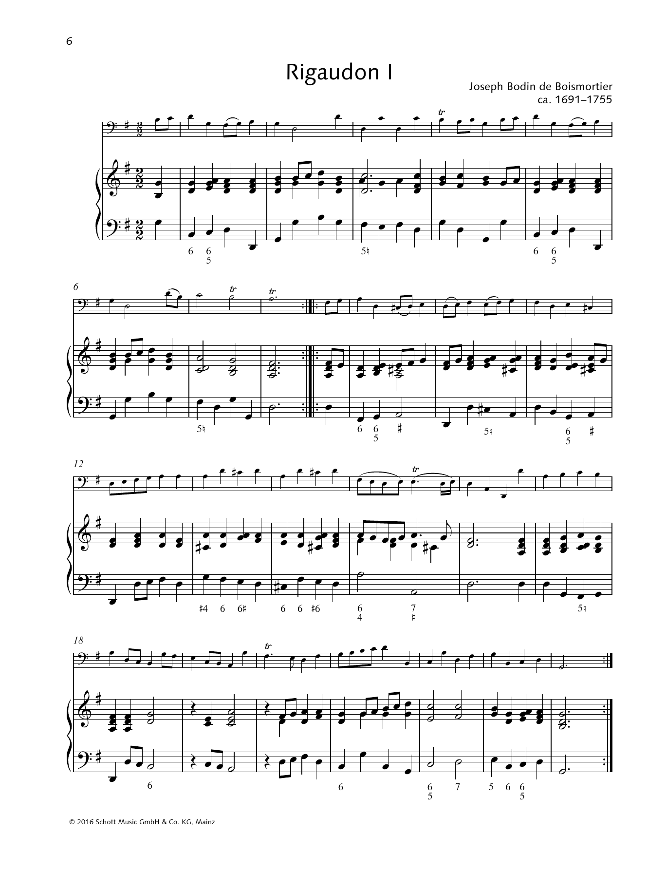 Learn to play Joseph Bodin De Boismortier Rigaudon I/II sheet music for String Solo in minutes. Price: 4.4900$ Joseph Bodin De Boismortier Rigaudon I/II sheet music notes and chords arranged for String Solo