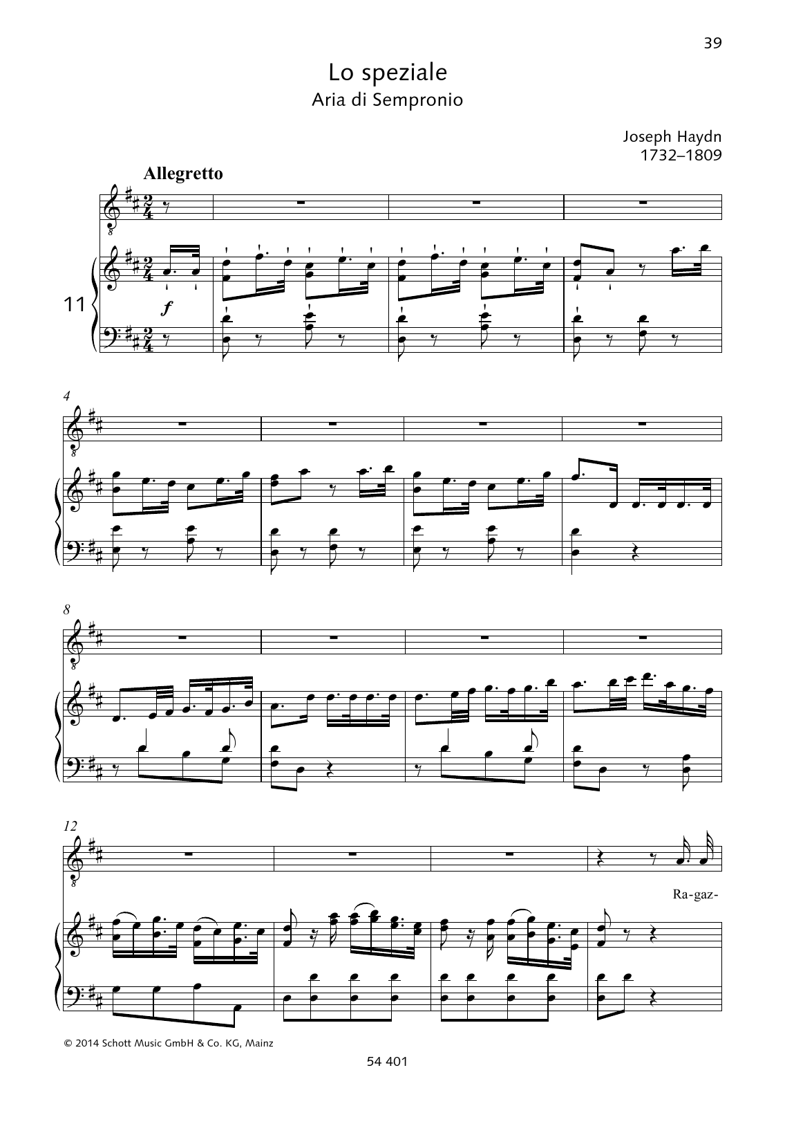 Learn to play Joseph Haydn Ragazzaccie, che senza cervello sheet music for Piano & Vocal in minutes. Price: 6.9900$ Joseph Haydn Ragazzaccie, che senza cervello sheet music notes and chords arranged for Piano & Vocal