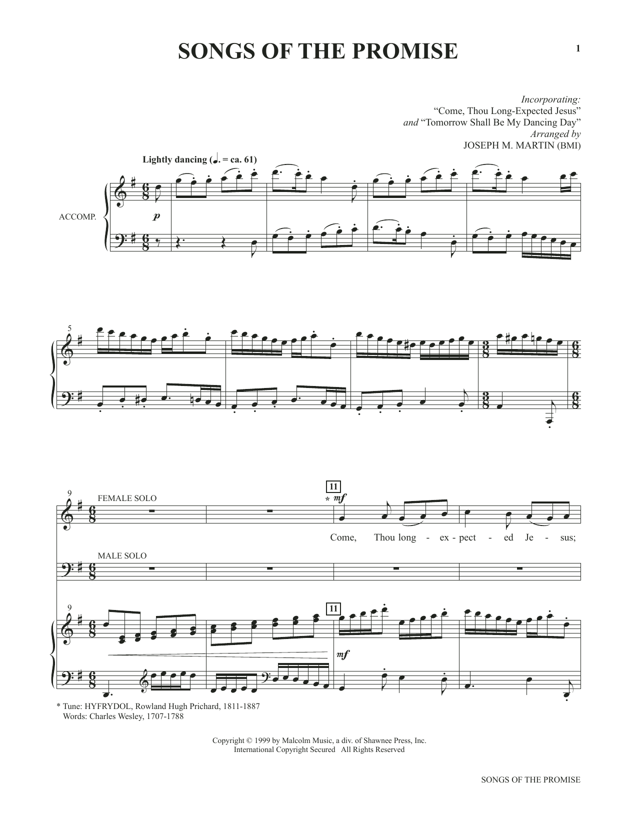 Learn to play Joseph M. Martin Songs Of The Promise (from Voices Together: Duets for Sanctuary Singers) sheet music for Vocal Duet in minutes. Price: 6.9900$ Joseph M. Martin Songs Of The Promise (from Voices Together: Duets for Sanctuary Singers) sheet music notes and chords arranged for Vocal Duet