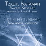 Download or print Emanuel Kirschner Tzadik Katamar Yifrach (Arr. Larry Hochman) Sheet Music Printable PDF 6-page score for Concert / arranged SATB Choir SKU: 160513