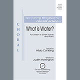 Download or print Judith Herrington What is Water? Sheet Music Printable PDF 7-page score for Concert / arranged Unison Choir SKU: 450949