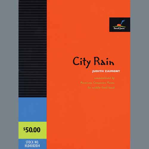 Judith Zaimont City Rain - Percussion 1 Profile Image