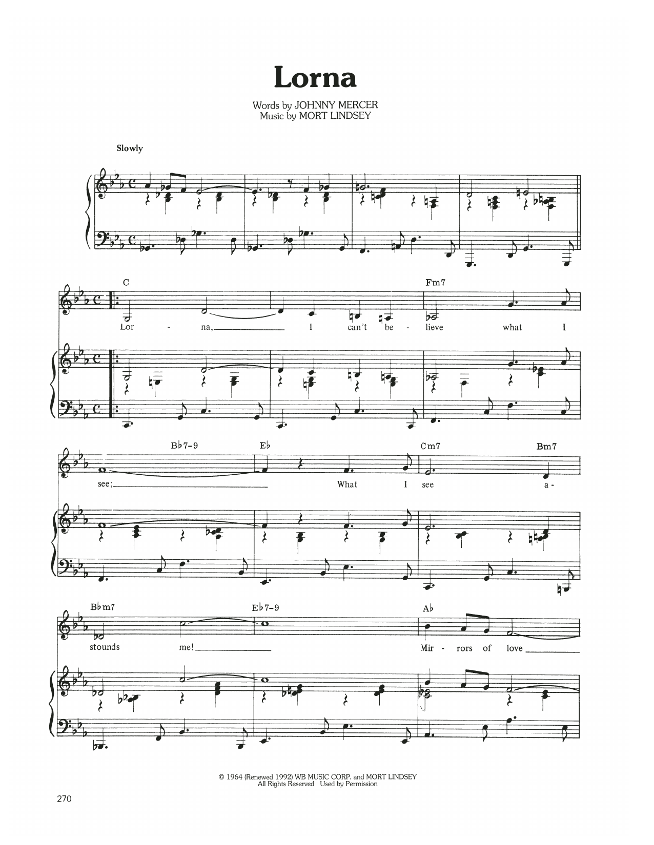 Judy Garland Lorna sheet music notes and chords. Download Printable PDF.