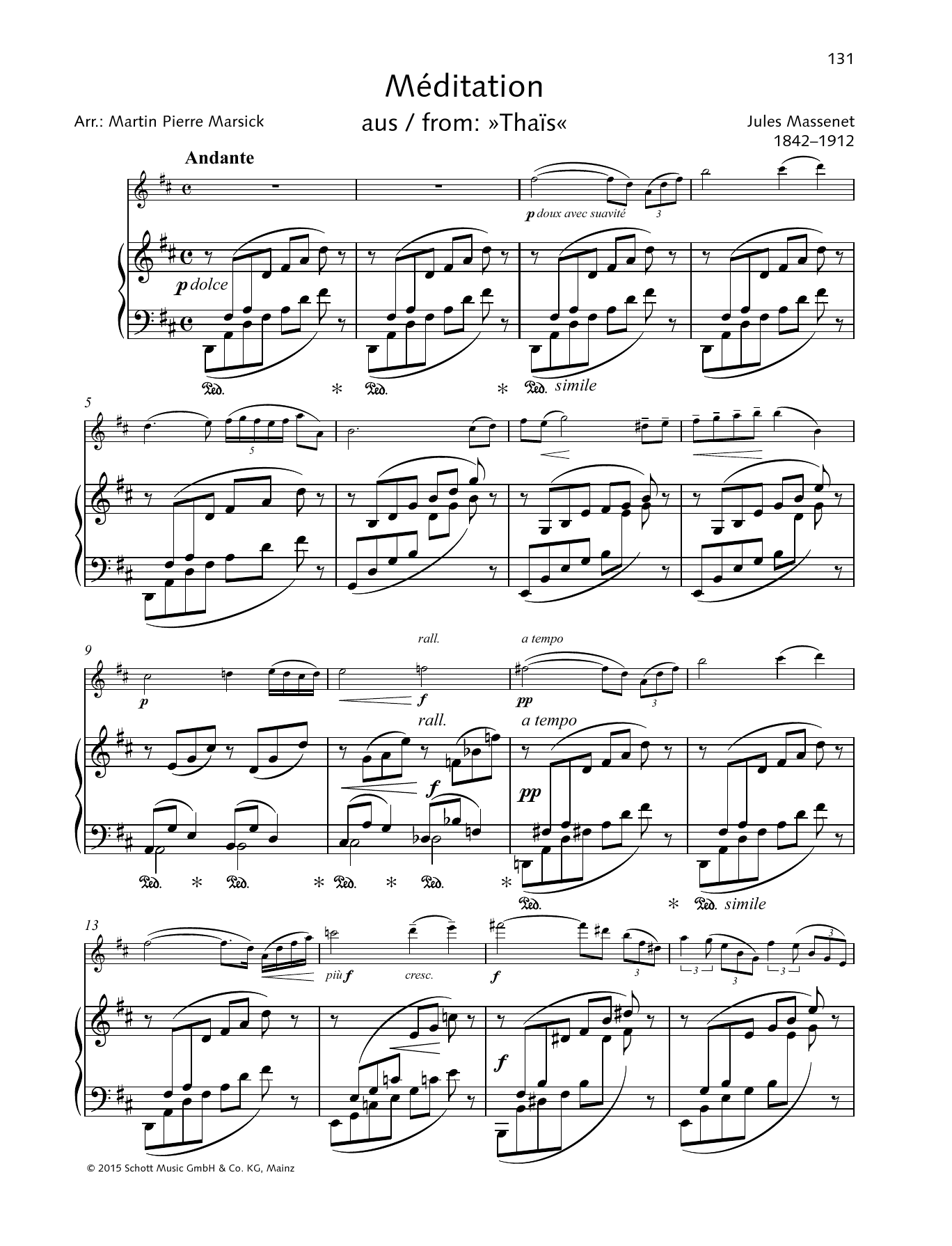 Learn to play Jules Àmile Frédéric Massenet Meditation sheet music for Woodwind Solo in minutes. Price: 4.4900$ Jules Àmile Frédéric Massenet Meditation sheet music notes and chords arranged for Woodwind Solo