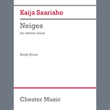 Download or print Kaija Saariaho Neiges (Version for twelve cellists) Sheet Music Printable PDF 66-page score for Classical / arranged String Ensemble SKU: 1626530