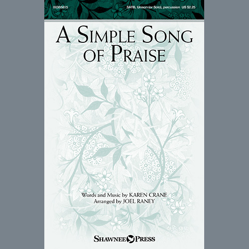 Karen Crane A Simple Song Of Praise (arr. Joel Raney) Profile Image