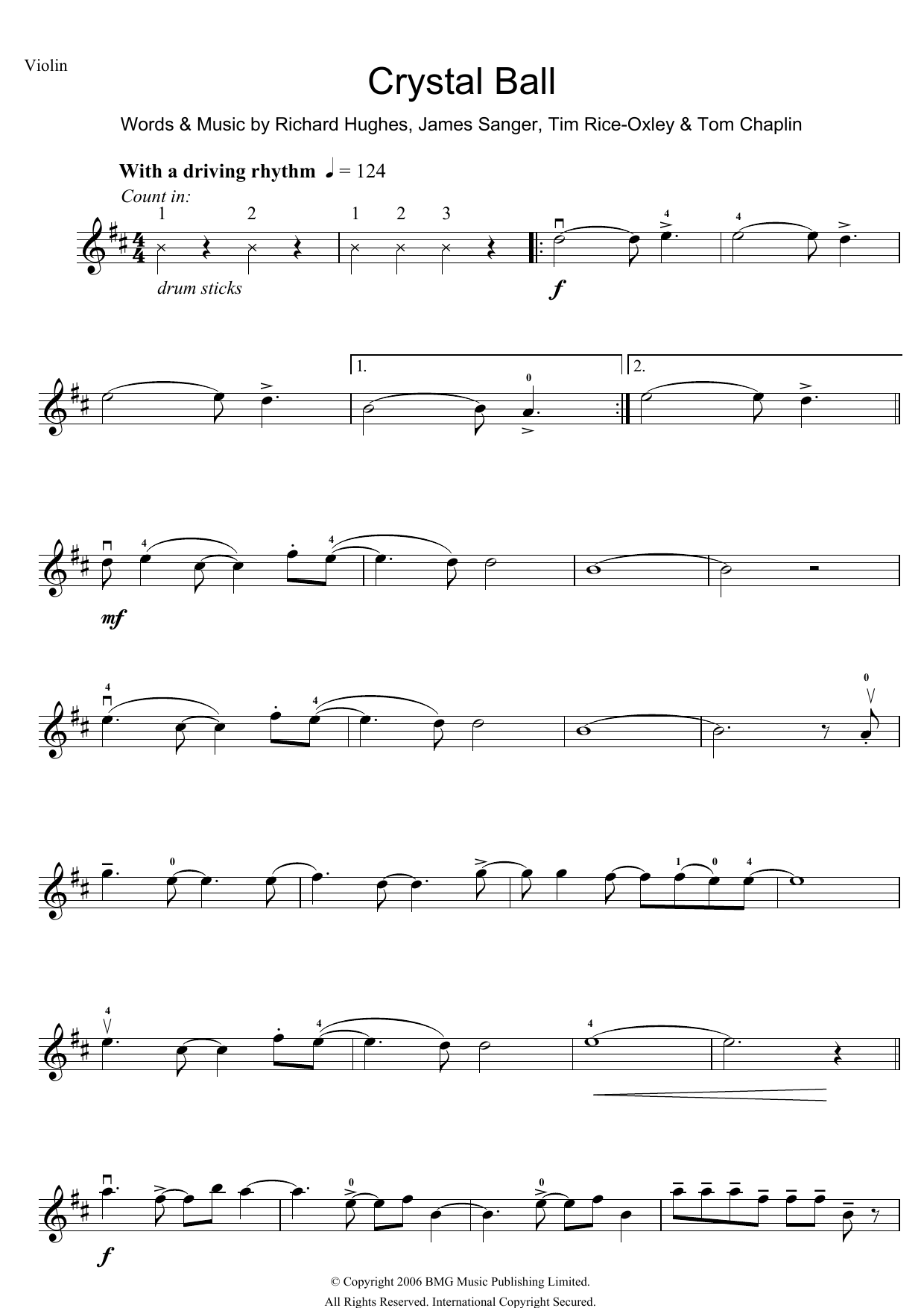 Keane Crystal Ball sheet music notes and chords. Download Printable PDF.