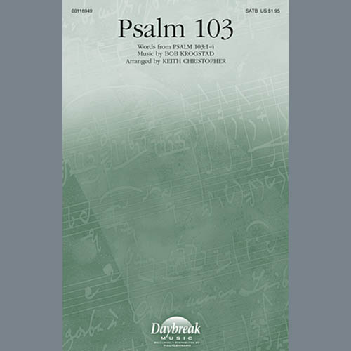 Easily Download Keith Christopher Printable PDF piano music notes, guitar tabs for SATB Choir. Transpose or transcribe this score in no time - Learn how to play song progression.