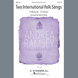 Download or print Kelly Miller Two International Folk Songs Sheet Music Printable PDF 9-page score for Concert / arranged SATB Choir SKU: 184224