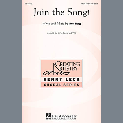 Ken Berg Download Printable PDF Score Easily Download Ken Berg Printable PDF piano music notes, guitar tabs for 3-Part Treble Choir. Transpose or transcribe this score in no time - Learn how to play song progression.