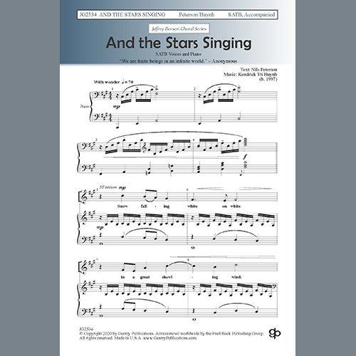 Kendrick Tri Huynh Download Printable PDF Score Easily Download Kendrick Tri Huynh Printable PDF piano music notes, guitar tabs for SATB Choir. Transpose or transcribe this score in no time - Learn how to play song progression.