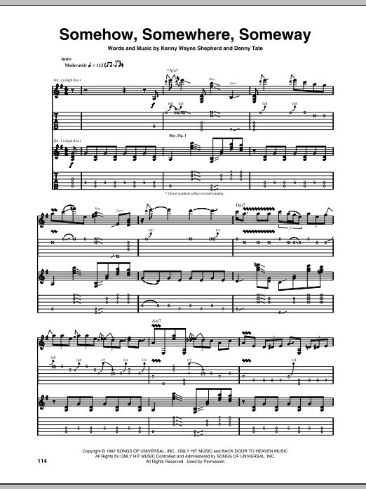 Learn to play Kenny Wayne Shepherd Somehow, Somewhere, Someway sheet music for Guitar Tab in minutes. Price: 6.9900$ Kenny Wayne Shepherd Somehow, Somewhere, Someway sheet music notes and chords arranged for Guitar Tab