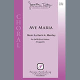 Download or print Kevin A. Memley Ave Maria Sheet Music Printable PDF 14-page score for Sacred / arranged SATB Choir SKU: 423771