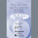 Download or print Rodgers & Hammerstein Boys And Girls Like You And Me (arr. Kevin Robinson) Sheet Music Printable PDF 7-page score for Broadway / arranged SSA Choir SKU: 158855