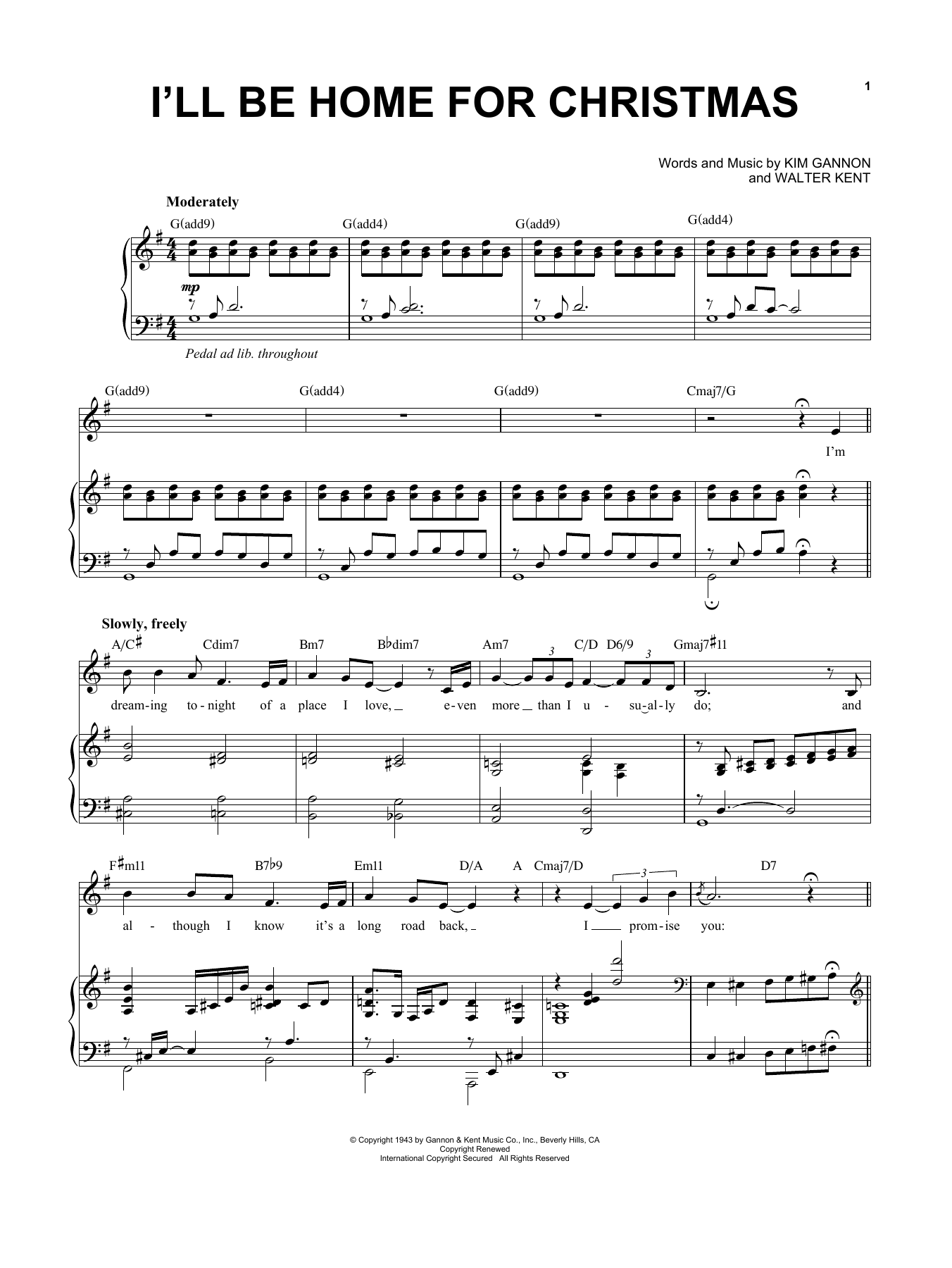 Learn to play Kim Gannon I'll Be Home For Christmas sheet music for Clarinet and Piano in minutes. Kim Gannon I'll Be Home For Christmas sheet music notes and chords. Download Printable PDF.