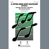 Download or print Kirby Shaw A Fifties Doo-Wop Snapshot (Medley) Sheet Music Printable PDF 19-page score for Pop / arranged SAB Choir SKU: 523848