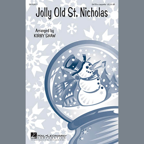 Christmas Carol Jolly Old St. Nicholas (arr. Kirby Shaw) Profile Image