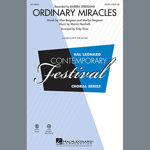 Marvin Hamlisch Ordinary Miracles (arr. Kirby Shaw) Profile Image