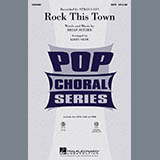 Download or print Kirby Shaw Rock This Town Sheet Music Printable PDF 10-page score for Pop / arranged SATB Choir SKU: 284181